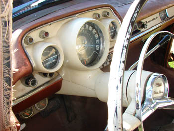 1957 Chevrolet 210 wagon instrument cluster