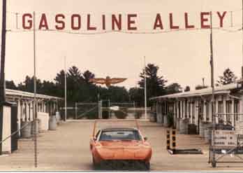 jims superbird in Indianapolis 500 old gasoline alley