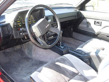1985 Toyota Celica GT interior