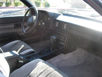 1985 Toyota Celica GT interior