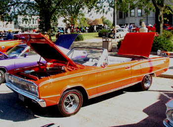 Rochester Indiana Chili cookoff 1967 Dodge R/T convertible