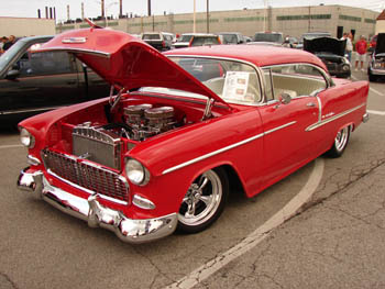 1955 Chevy Belair two door hardtop custom street machine