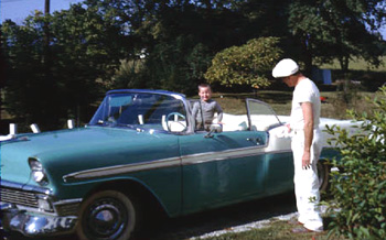 Grandpa's 1956 Chevrolet BELAIR convertible