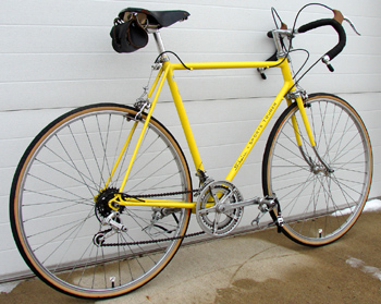 1972 Schwinn Sports Tourer in Kool Lemon (cool yellow)